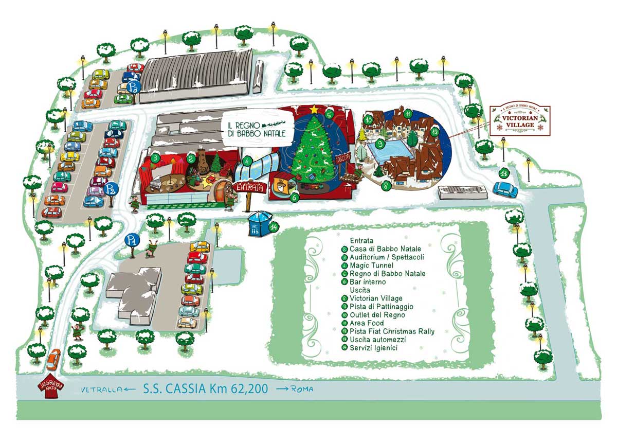 Mappa Di Babbo Natale.Il Regno Di Babbo Natale La Casa Di Babbo Natale A Vetralla