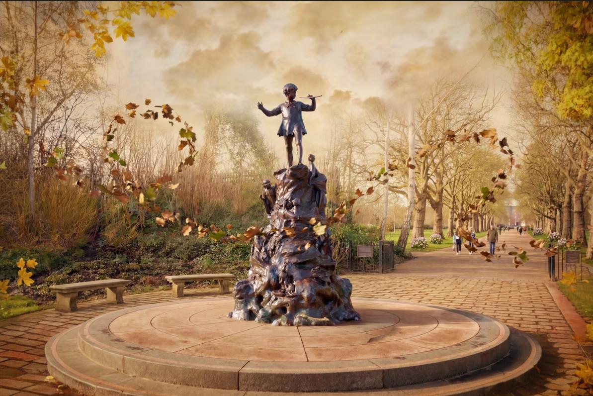 Statua di Peter Pan - Back to Magic